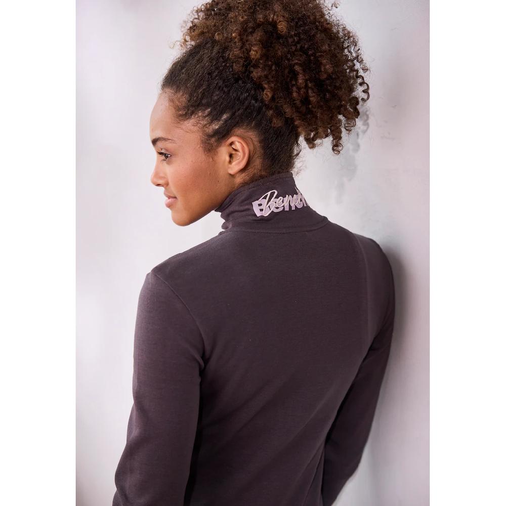 Bench. Loungewear Sweatjacke mit bestickten Stehkragen Loungeanzug Exklusivangebot