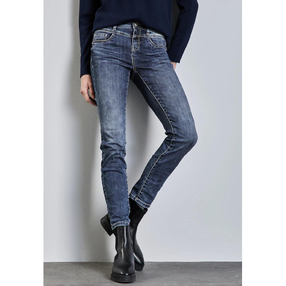 STREET ONE Slim-fit-Jeans »YORK« im Five-Pocket Style