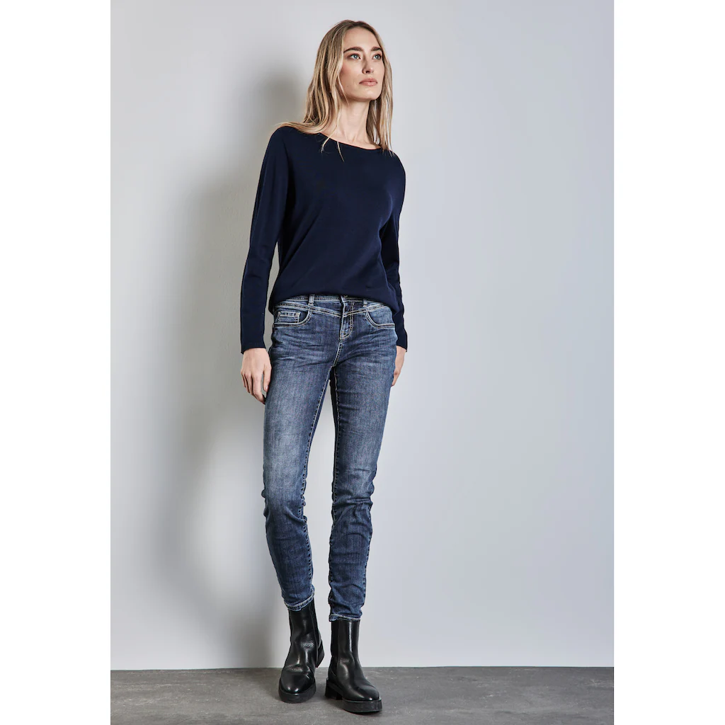 STREET ONE Slim-fit-Jeans »YORK« im Five-Pocket Style Osterangebot