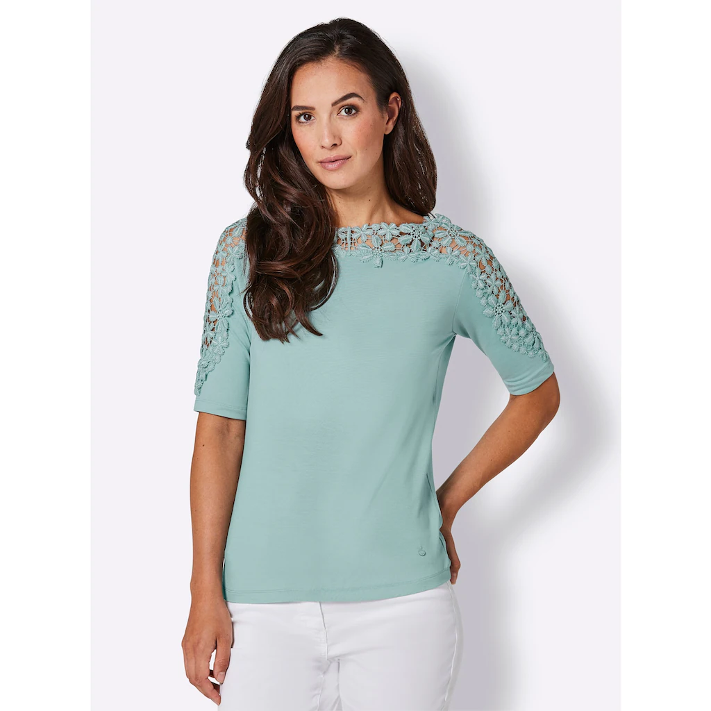 CREATION L PREMIUM 3/4-Arm-Shirt »Lyocell-Shirt« (1 tlg.) Wochenangebot