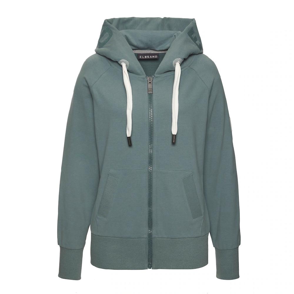 Elbsand Kapuzensweatjacke »Kelda« mit Logo-Stickerei an der Kapuze Basic Zeitbegrenzte Promotion