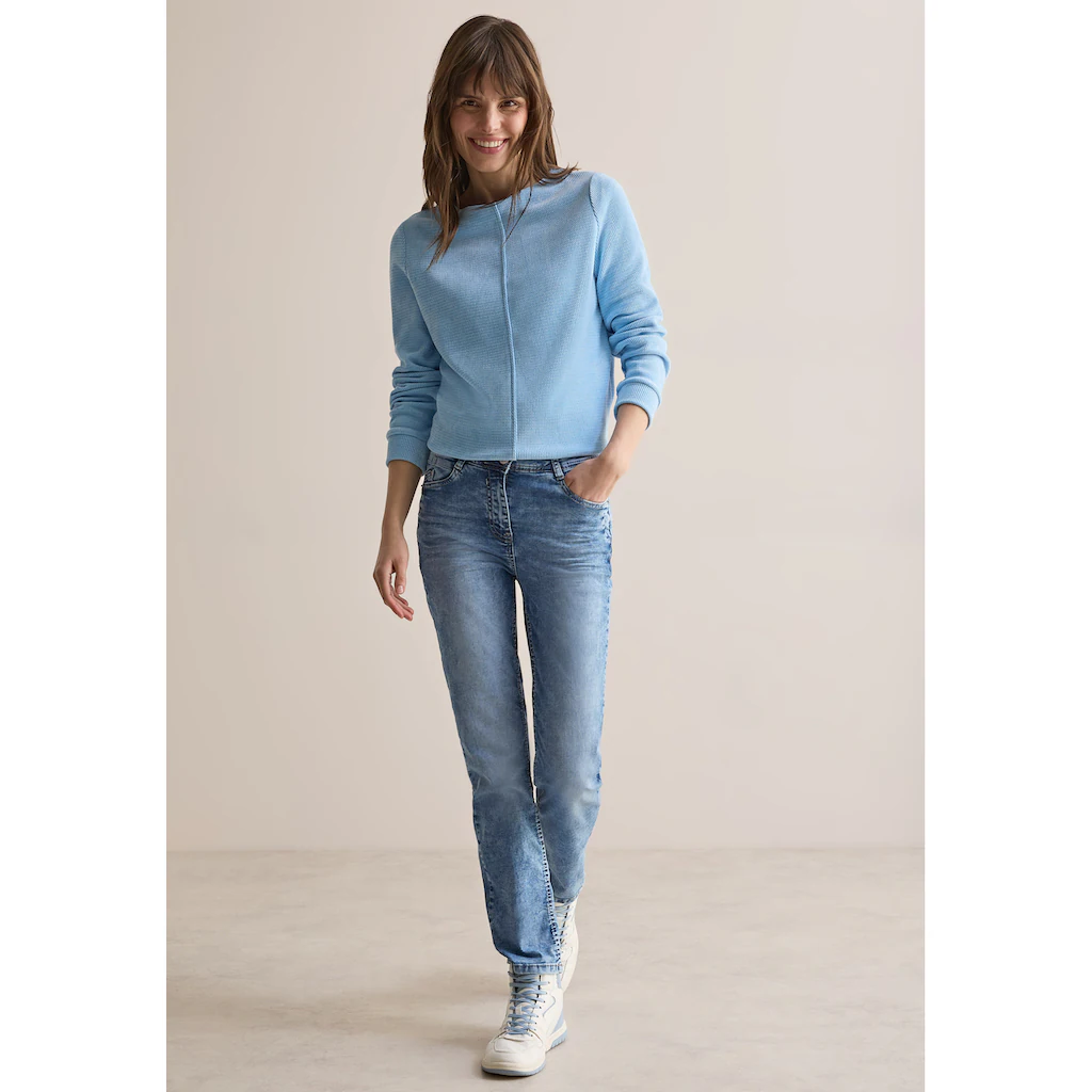 Cecil Straight-Jeans High Waist Vierteljährliche Förderung