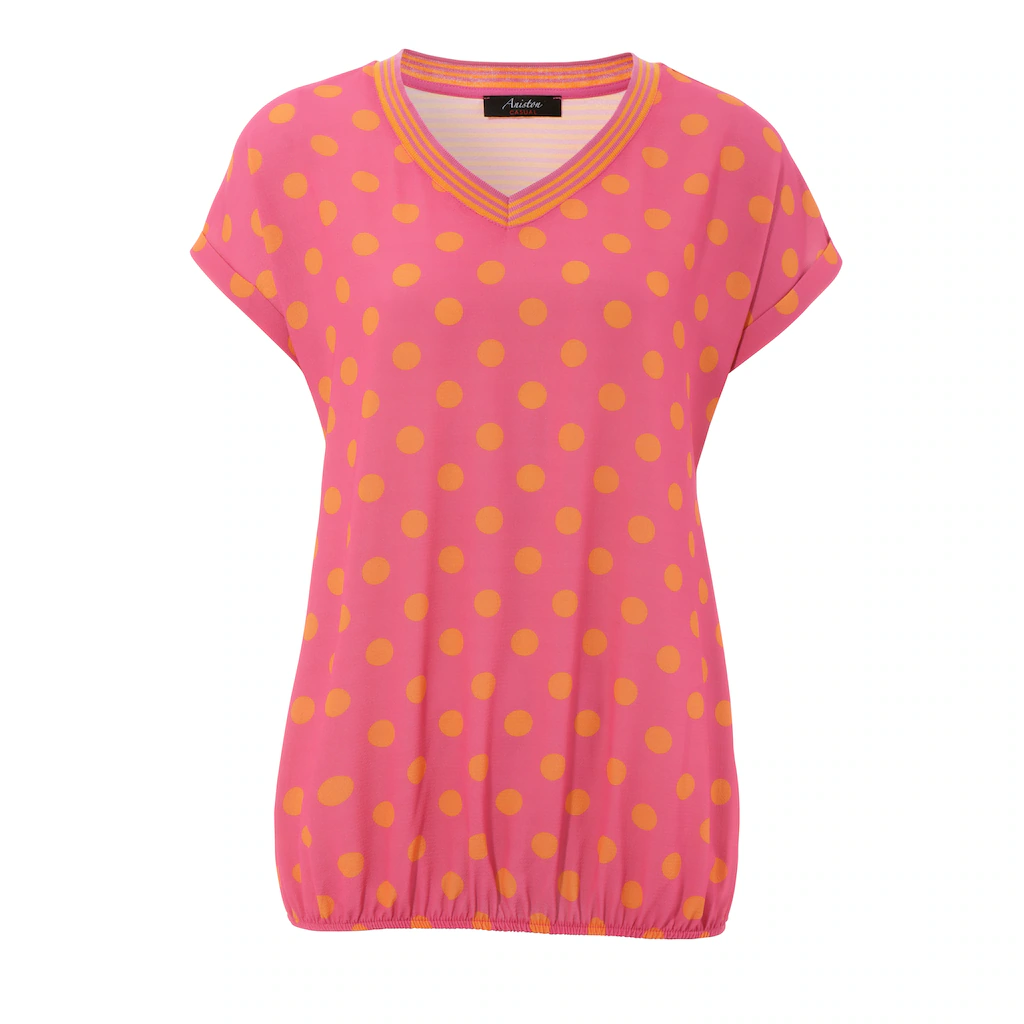 Aniston CASUAL T-Shirt im Material- und Mustermix Discount Store für neue Produkte