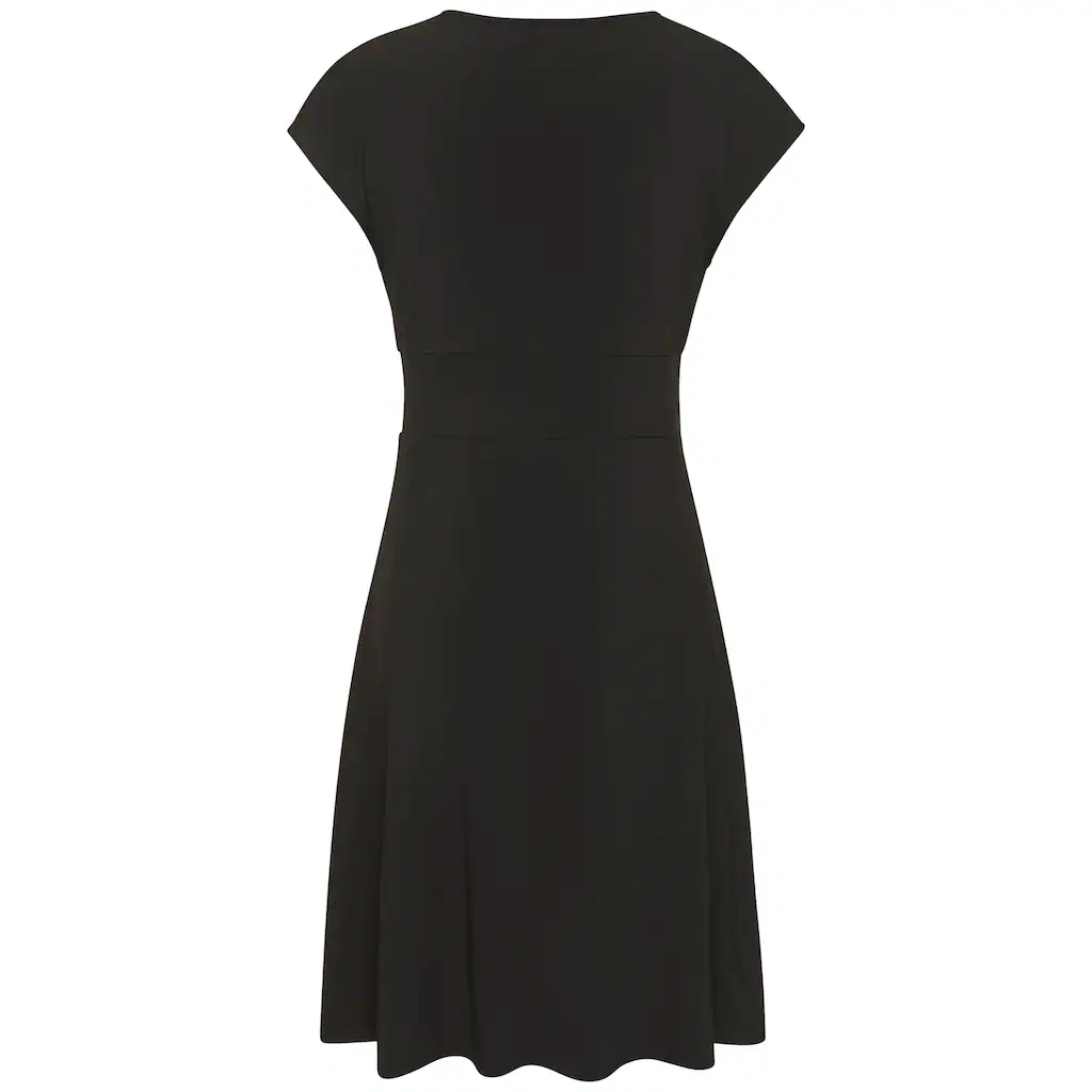 LASCANA Midikleid aus bügelfreier Ware elegantes Sommerkleid aus Jersey Strandkleid Kostenloser Versand international
