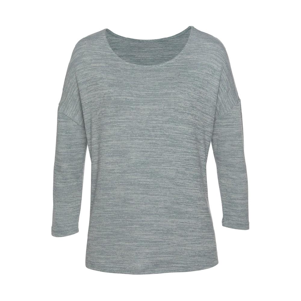 Vivance 3/4-Arm-Shirt »mit modischer Melange-Struktur« aus leichter Strickqualität 50% Rabatt für begrenzte Zeit