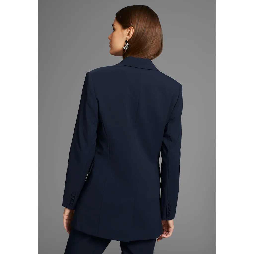 HECHTER PARIS Longblazer ohne Kragen- NEUE KOLLEKTION Kostenloser Versand