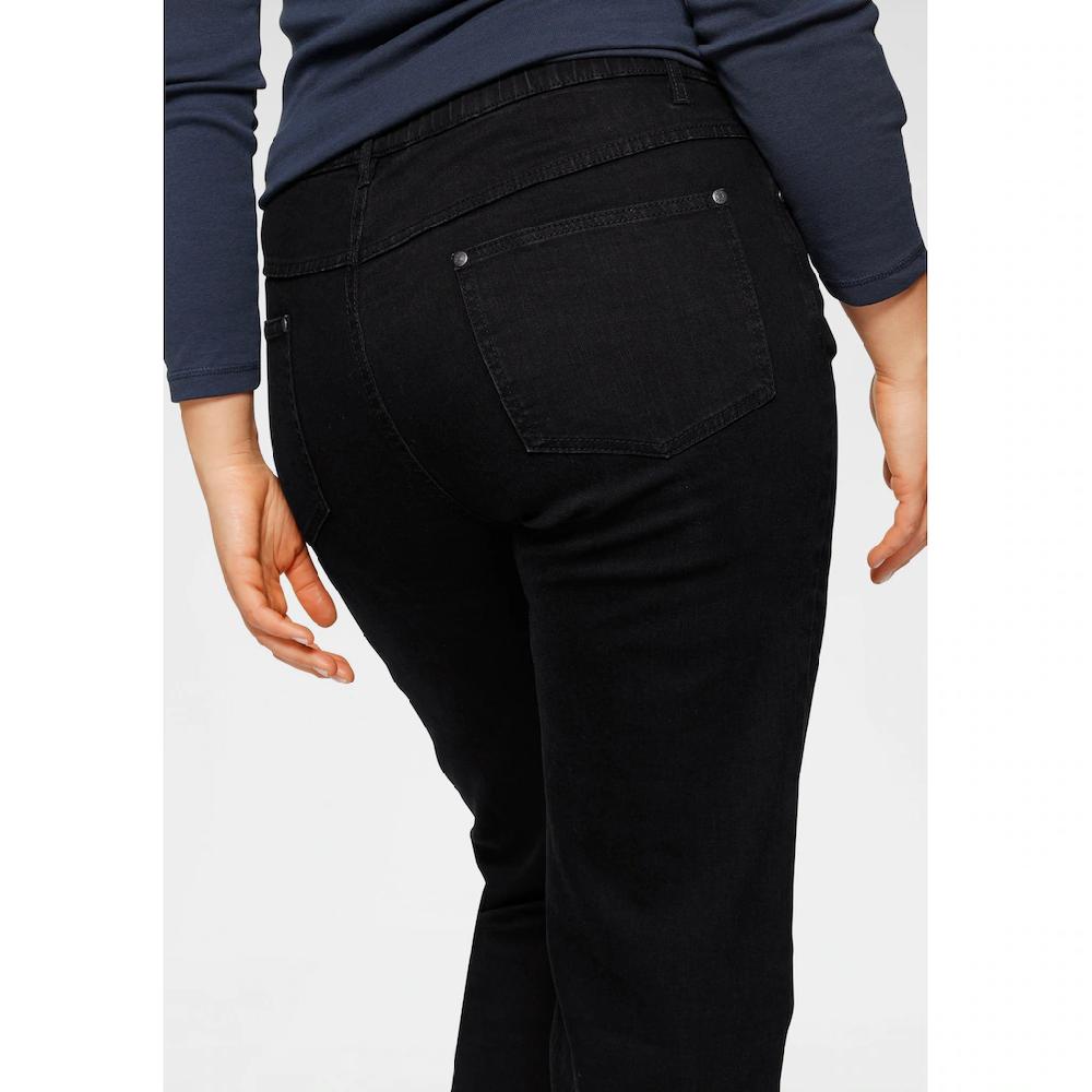Arizona Straight-Jeans »Curve-Collection« bequeme Passform gerade Beinform hohe Leibhöhe Saisonschlussverkauf