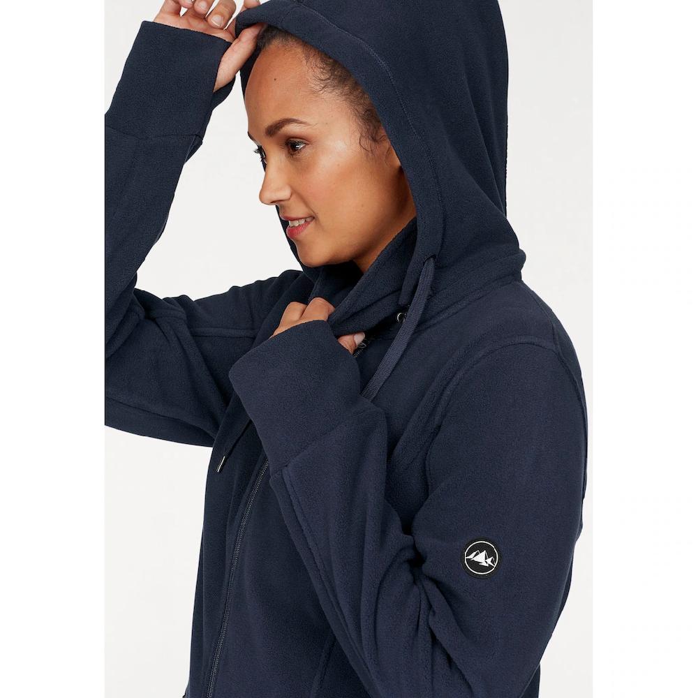 Polarino Fleecejacke mit Kapuze für kalte Tage aus Fleece sportlicher Stil atmungsaktiv VIP-Rabatte