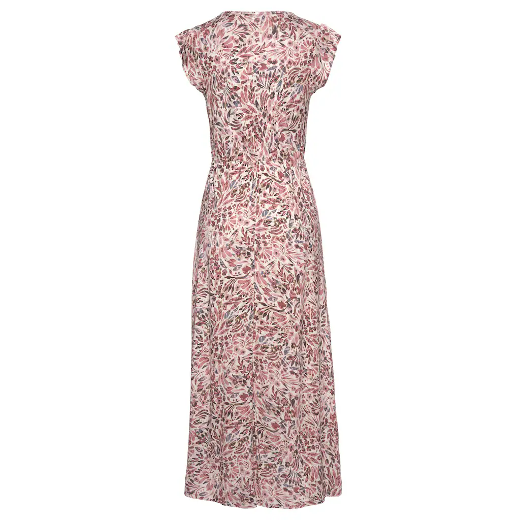Vivance Maxikleid mit floralem Druck und Schlitz Jerseykleid Sommerkleid Strandkleid 50% Rabatt mit kostenlosem Versand