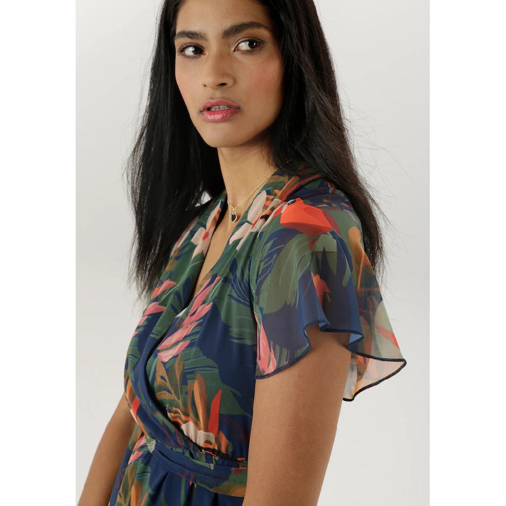 Aniston SELECTED Wickelkleid mit blickdichtem Jerseyfutter - NEUE KOLLEKTION Online