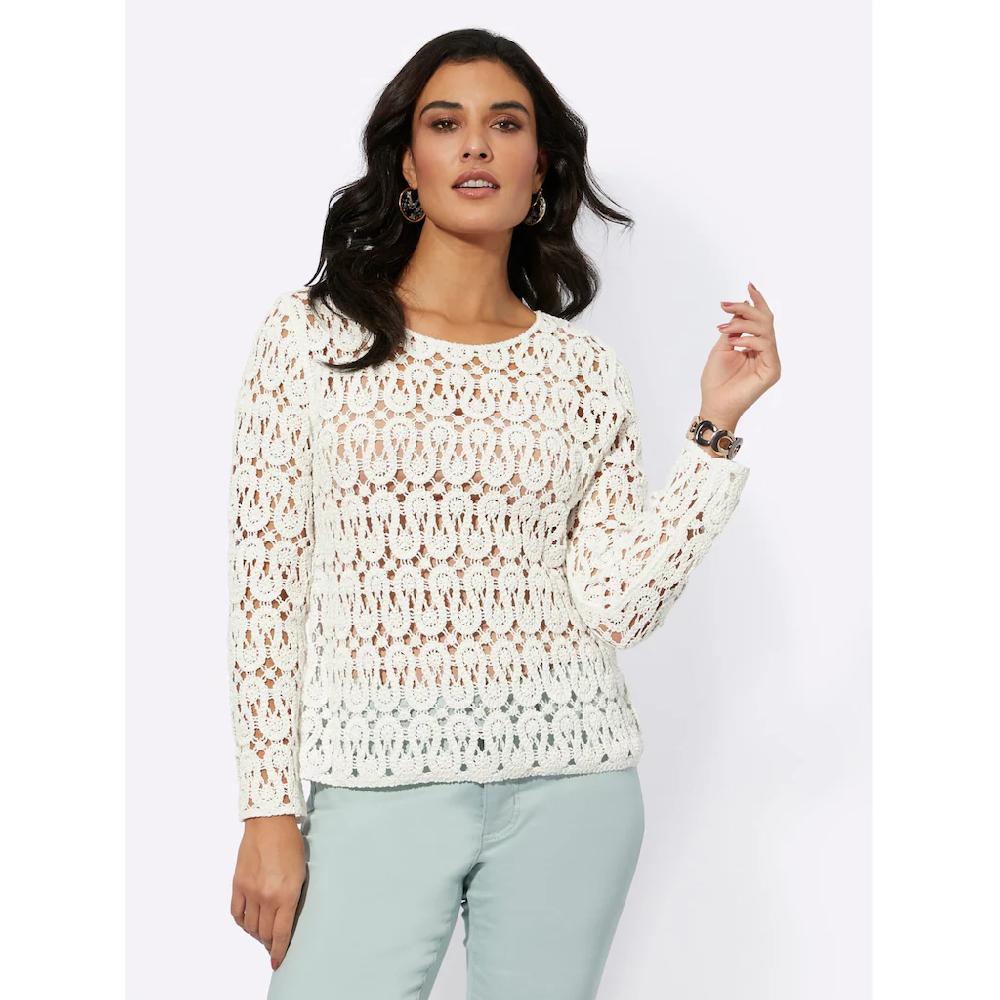 creation L Ajourpullover »Modal-Mix-Pullover« Günstiger Verkauf