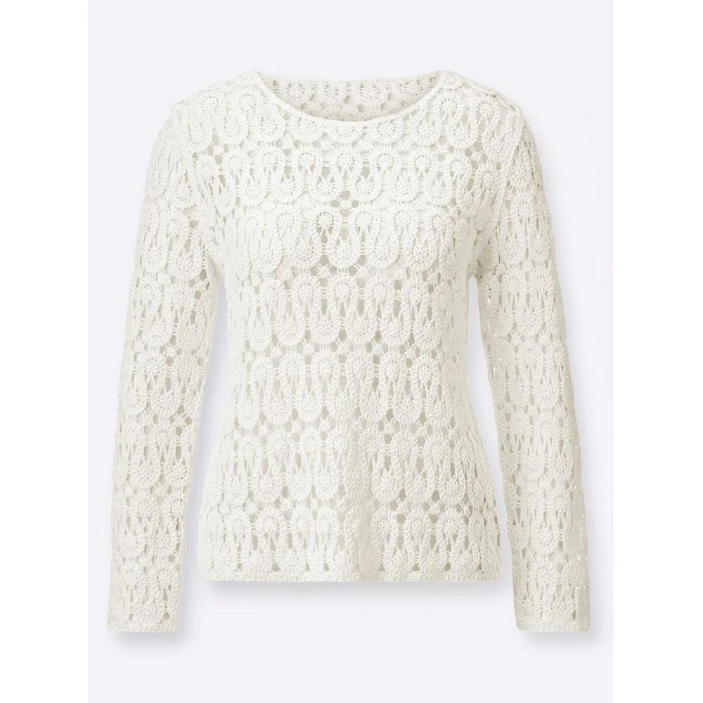 creation L Ajourpullover »Modal-Mix-Pullover« Günstiger Verkauf