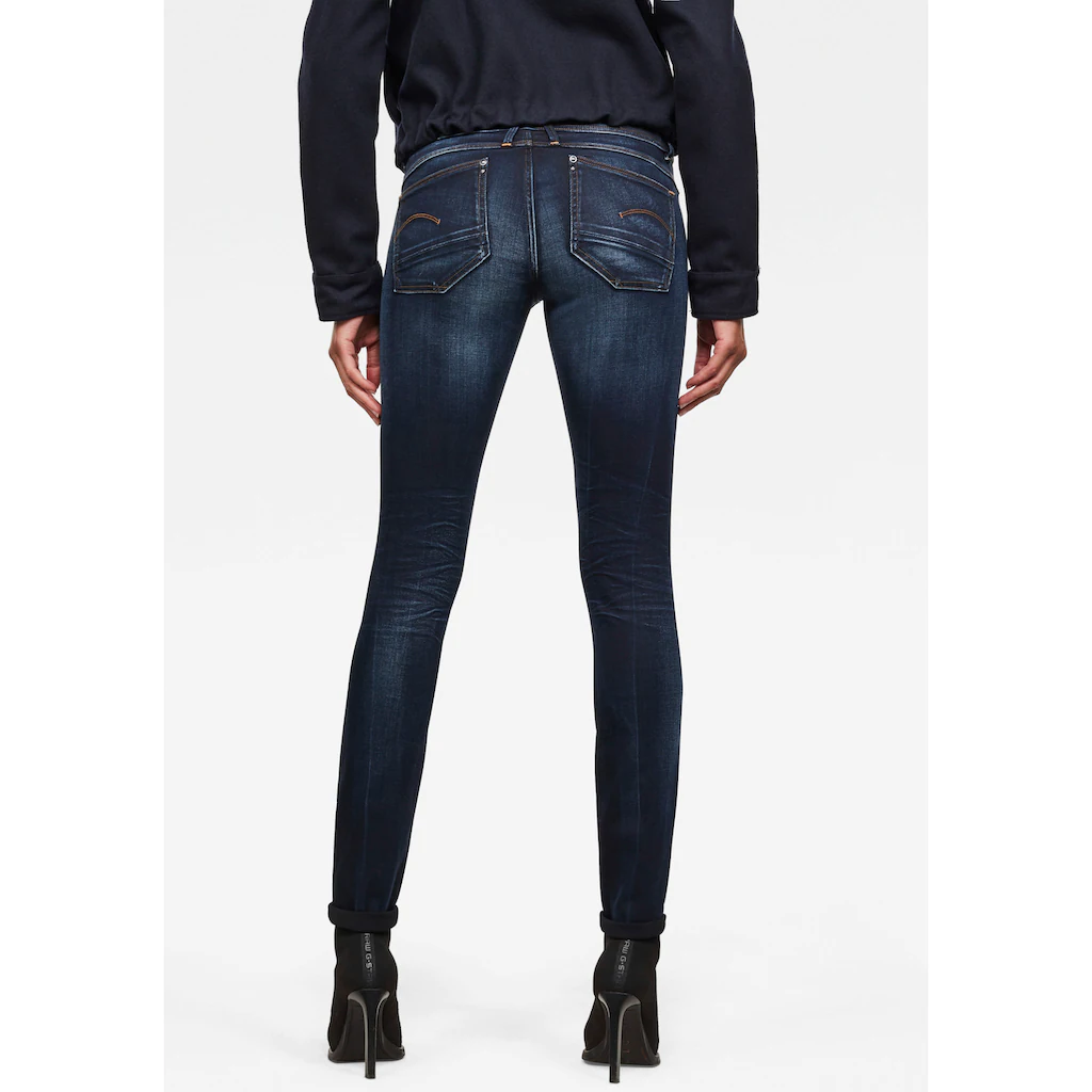 G-STAR Skinny-fit-Jeans »Lynn Mid Waist Skinny« moderne Version des klassischen 5-Pocket-Designs Fabrikverkauf