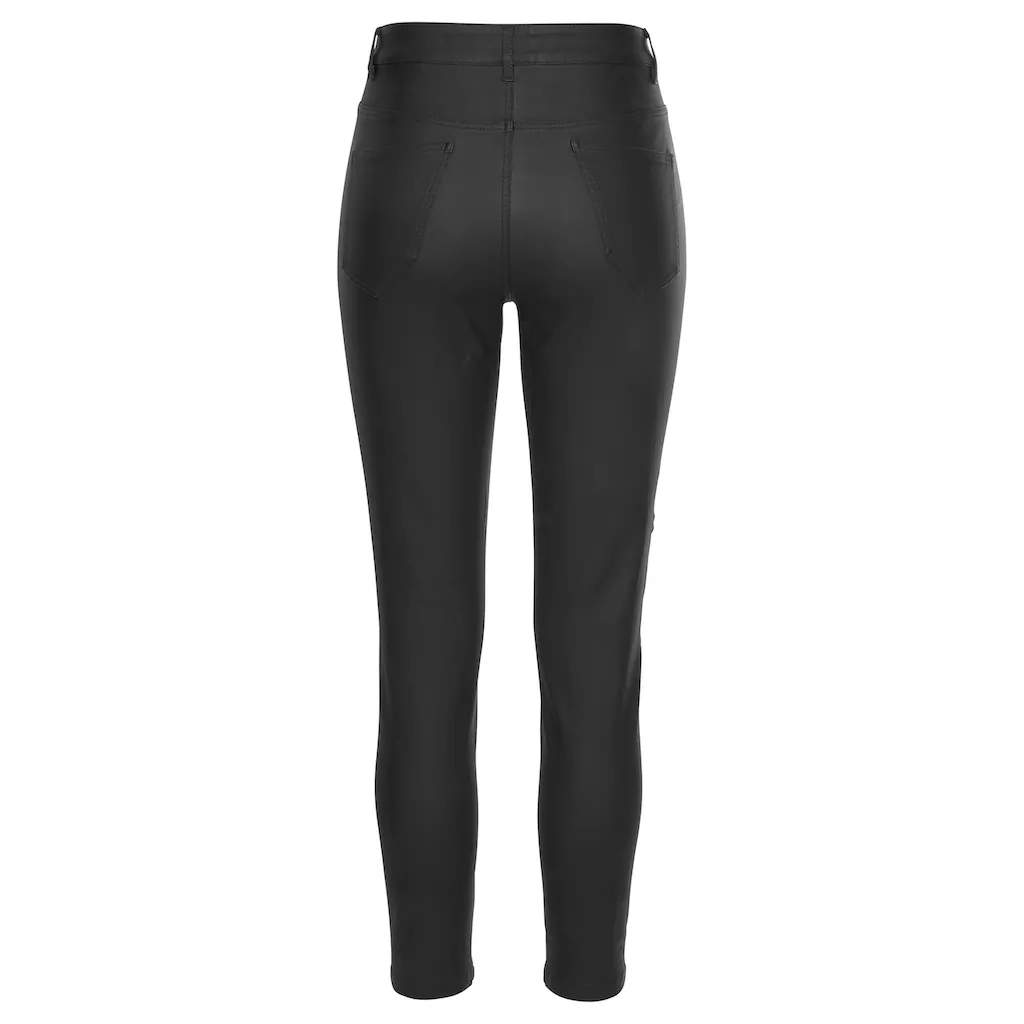 LASCANA Lederimitathose in schmaler Passform figurbetonte Jeggings mit Stretchanteil Zeitlich begrenztes Angebot