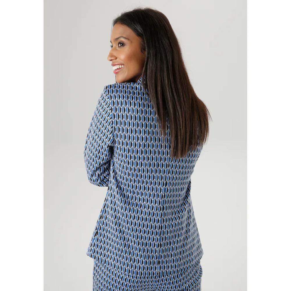 Aniston SELECTED Kurzblazer mit grafischem Allover-Muster Exklusive Angebote