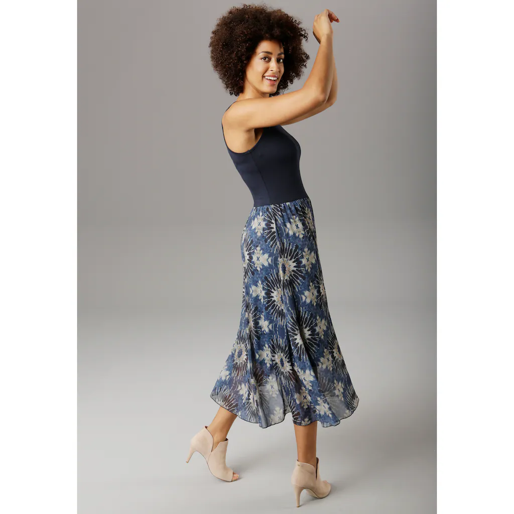 Aniston SELECTED Sommerkleid mit Batik-Druck Blitzangebot