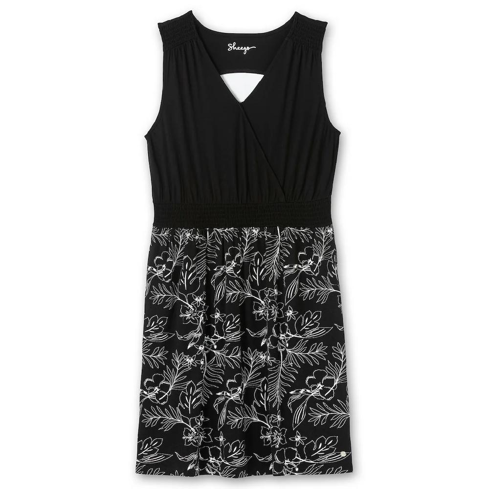 Sheego Jerseykleid »Große Größen« in Wickeloptik mit Cut-out hinten VIP-Rabatte