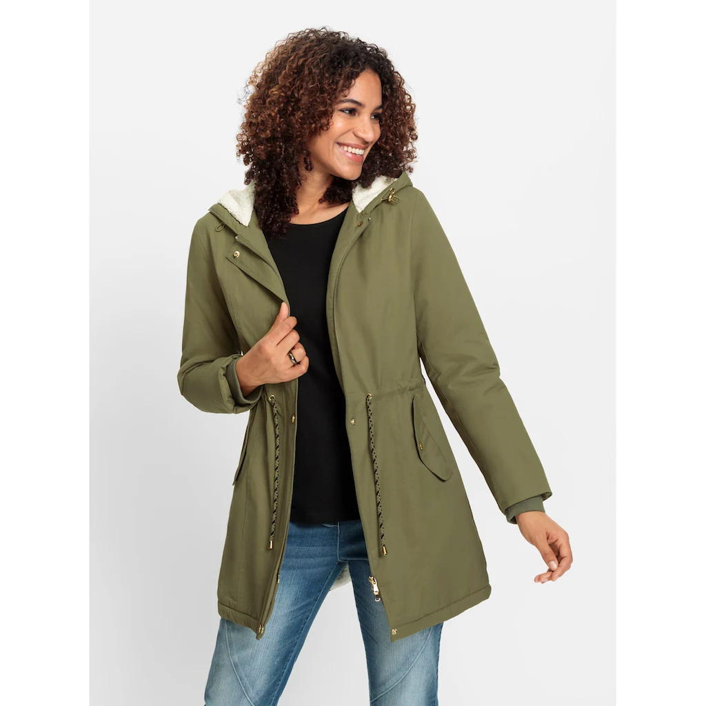 Inspirationen Langjacke mit Kapuze Discount Store für neue Produkte