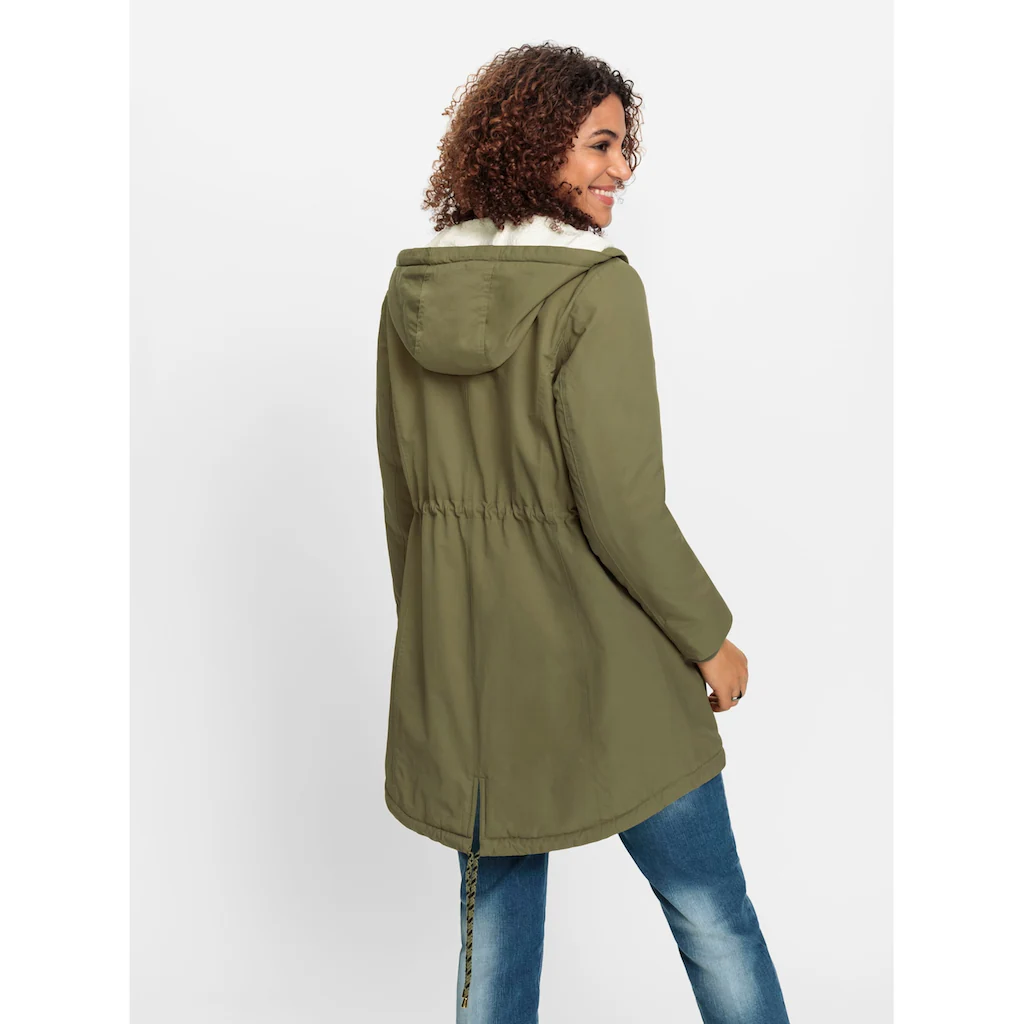 Inspirationen Langjacke mit Kapuze Discount Store für neue Produkte