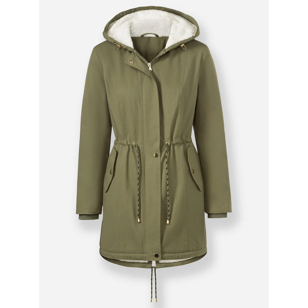 Inspirationen Langjacke mit Kapuze Discount Store für neue Produkte