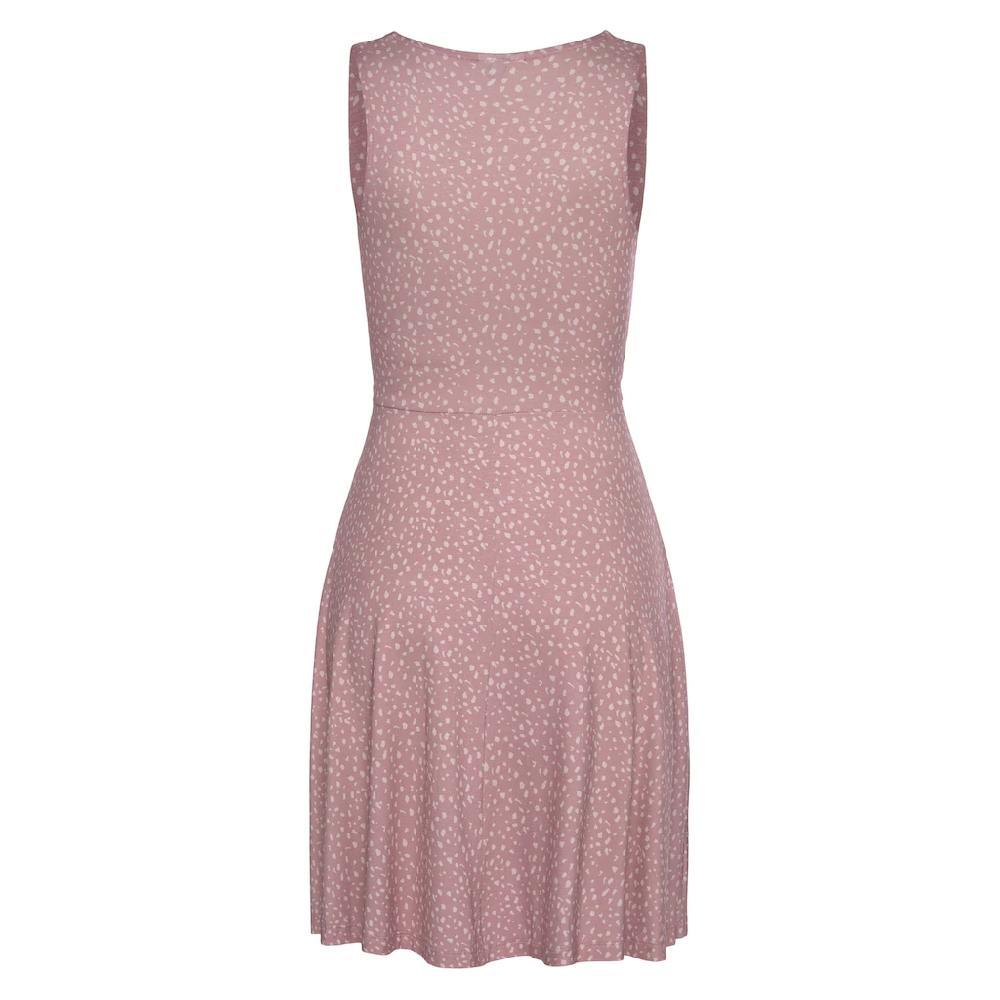 Vivance Jerseykleid mit Alloverdruck in Wickeloptik Sommerkleid Strandkleid Super Rabatt