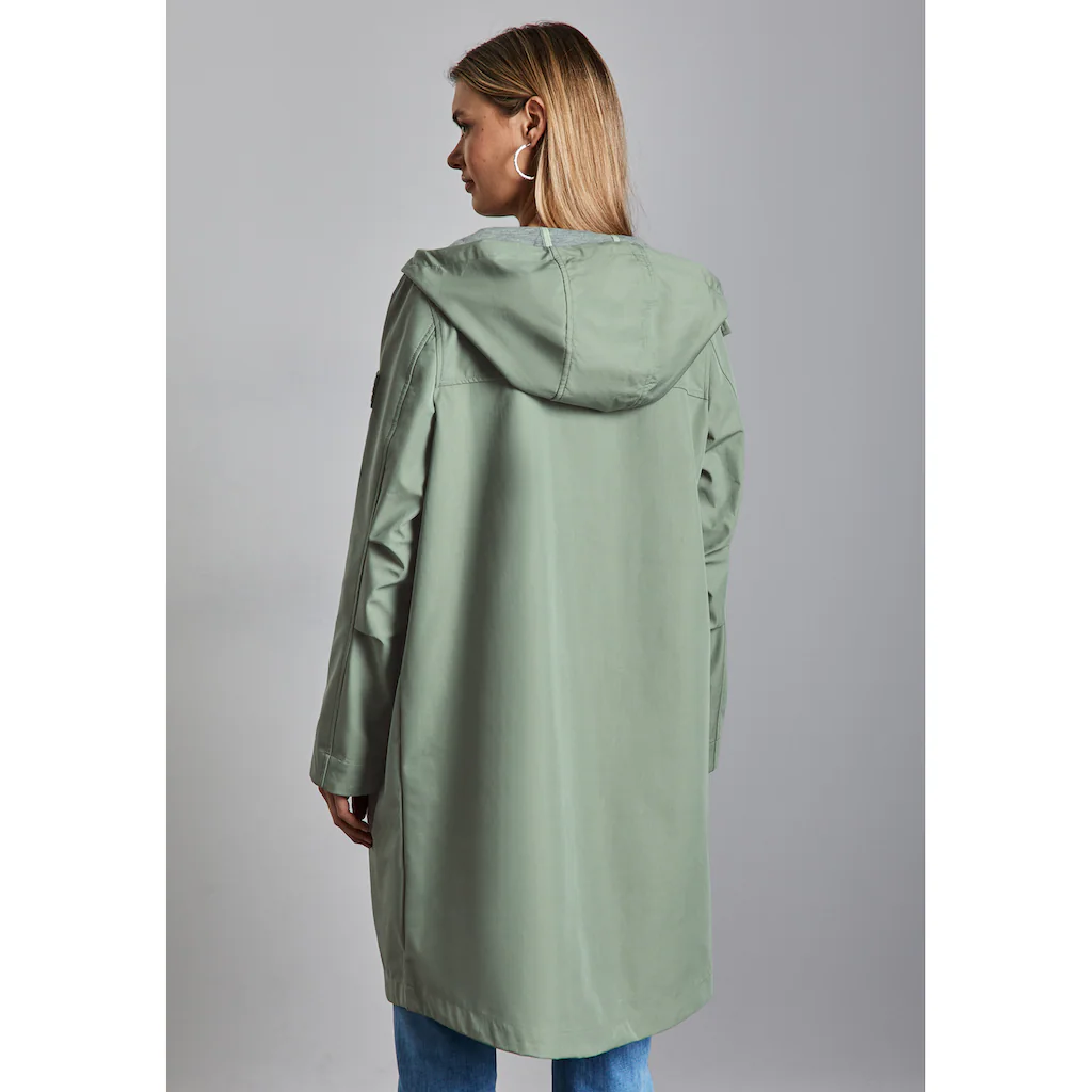 STREET ONE Kurzjacke mit Kapuze wasserabweisend Riesige Rabatte