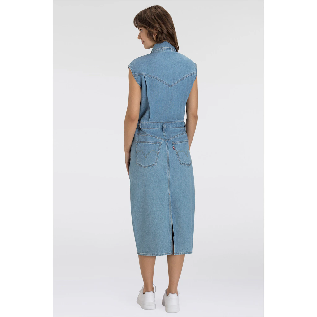 Levi's® Jeanskleid »ICONIC SLEEVELESS DRESS« 50% Rabatt mit kostenlosem Versand