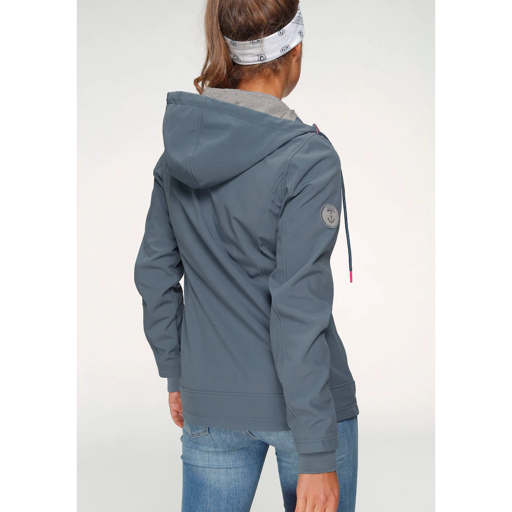 Ocean Sportswear Softshelljacke »aus recyceltem Polyester« mit Kapuze atmungsaktiv wasserabweisend windabweisend Kostenloser Versand international