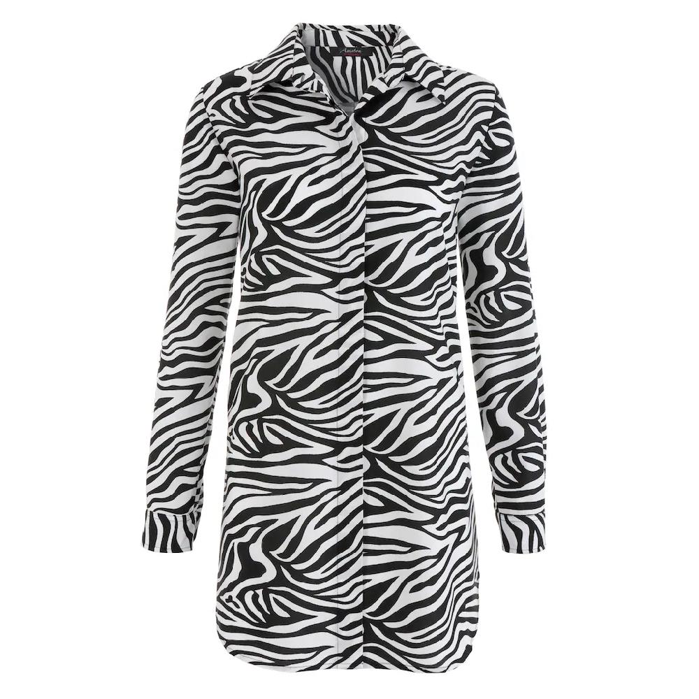Aniston CASUAL Longbluse im Zebra-Steifen-Look Fabrikladen