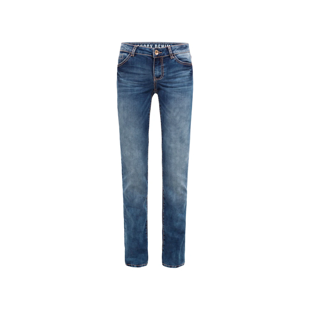 SOCCX Regular-fit-Jeans mit Turn-Up Saum 2025