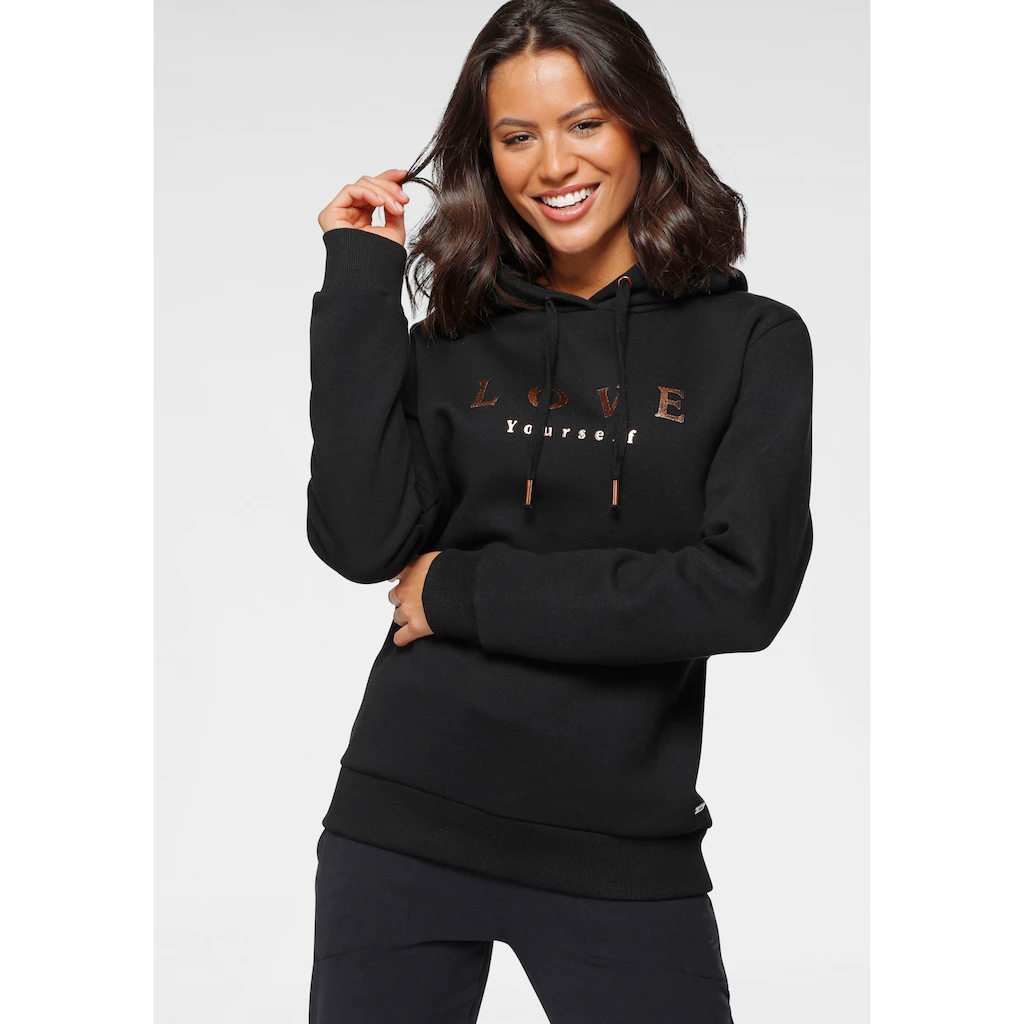 Buffalo Kapuzensweatshirt mit überschnittenen Schultern Loungewear Loungeanzug