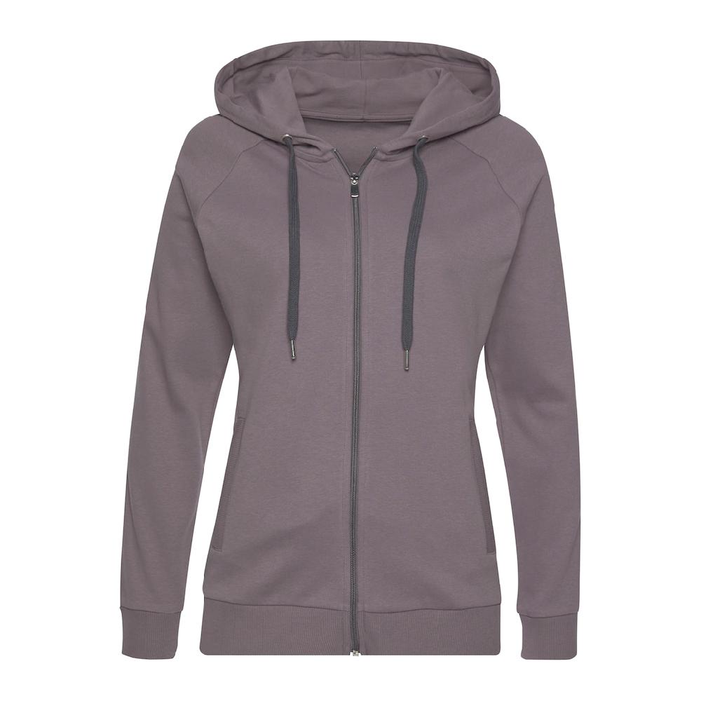 LASCANA ACTIVE Trainingsjacke mit Kapuze mit Logo Tape an den Ärmeln Auslauf