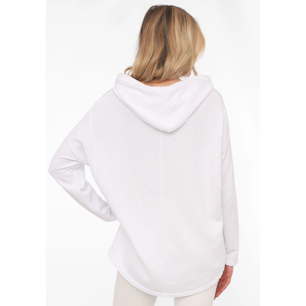 Zwillingsherz Hoodie »"Moin"« mit Kapuze und Stempeldruck Günstig kaufen