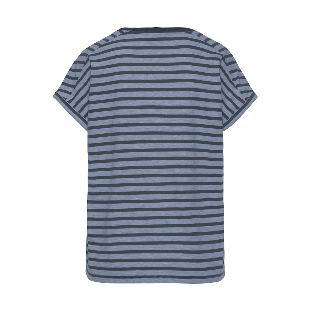 Elbsand Kurzarmshirt »Caira« mit Streifen T-Shirt aus Baumwoll-Mix sportlich und bequem Saisonschlussverkauf