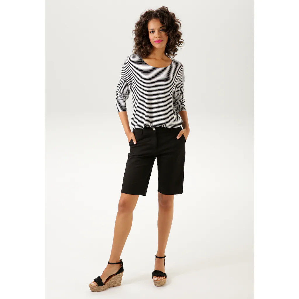 Aniston CASUAL Bermudas im klassischen Stil Valentinstagsangebot