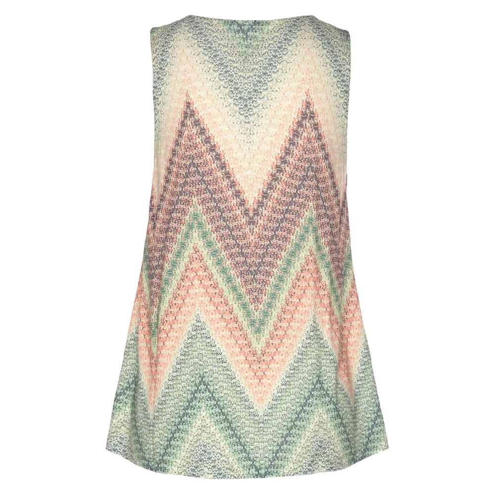 LASCANA Tanktop mit Alloverprint und V-Ausschnitt sommerliches Blusentop Jubiläumsangebot