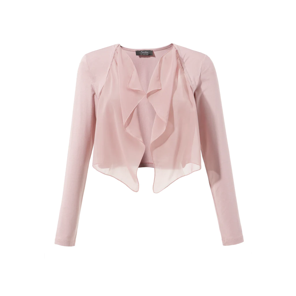 Aniston SELECTED Bolero mit leicht transparentem Vorderteil Neueste Mode