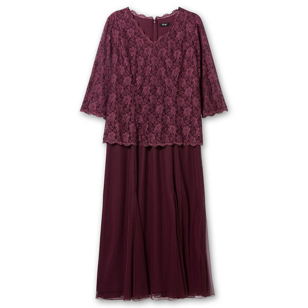 Sheego Abendkleid »Große Größen« mit Spitzenoberteil und Chiffonrock Neuheiten
