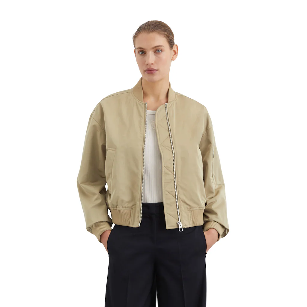 Marc O'Polo Outdoorjacke »aus recyceltem Polyester-Twill« ohne Kapuze Saisonale Angebote