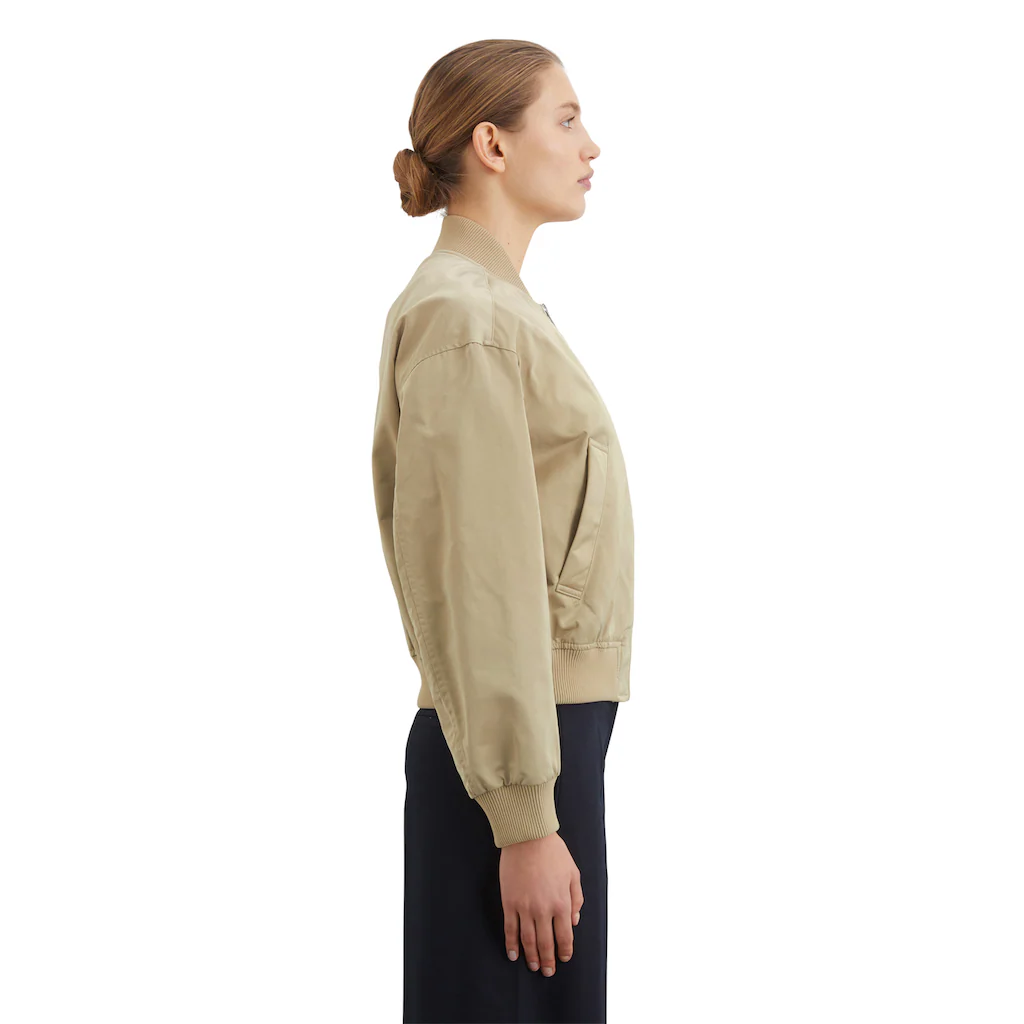 Marc O'Polo Outdoorjacke »aus recyceltem Polyester-Twill« ohne Kapuze Saisonale Angebote