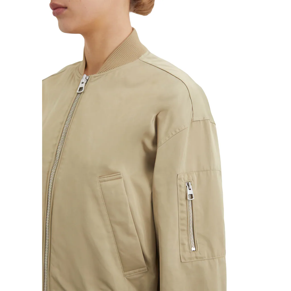 Marc O'Polo Outdoorjacke »aus recyceltem Polyester-Twill« ohne Kapuze Saisonale Angebote