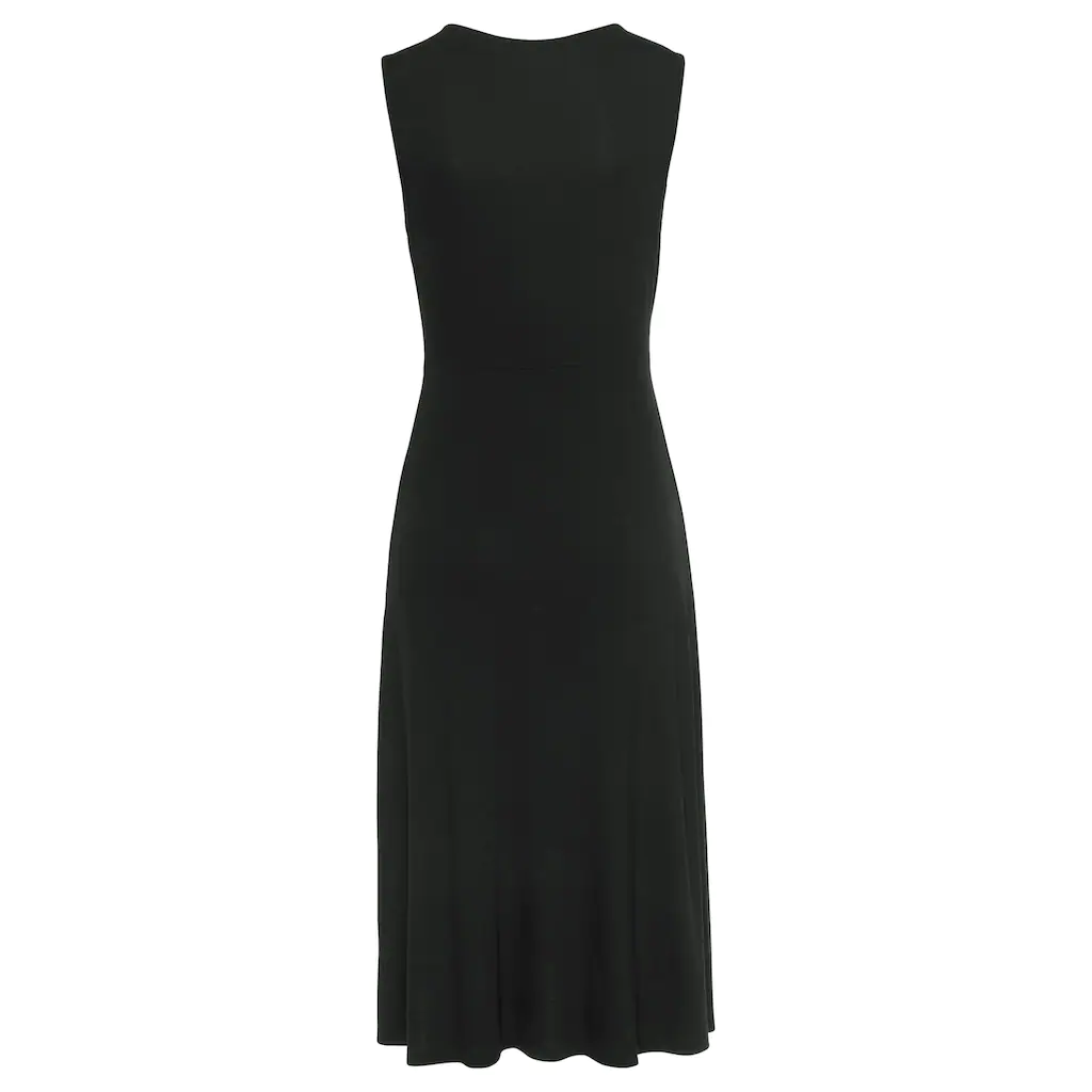 LASCANA Jerseykleid mit Spitzeneinsatz im Rücken ärmellos elegant casual Räumungsverkauf