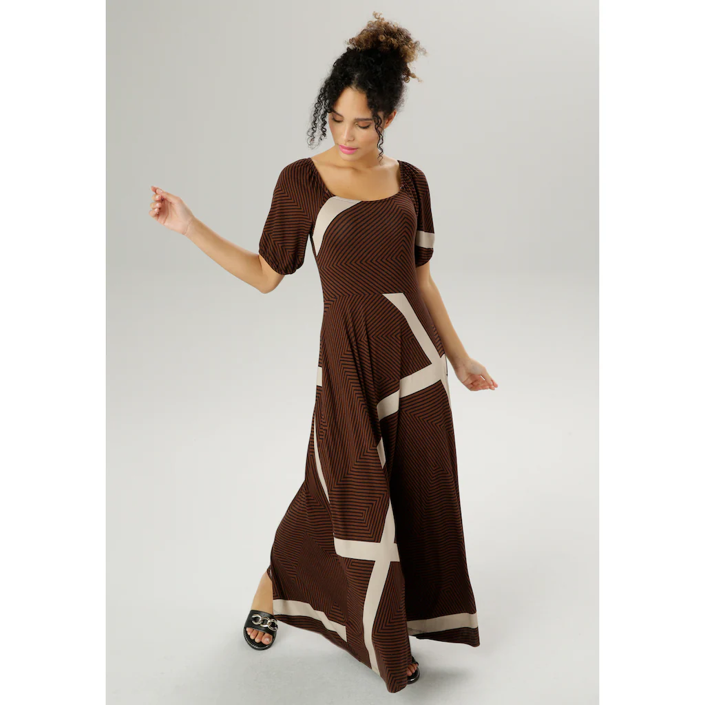 Aniston SELECTED Sommerkleid mit verlängertem Halbarm Begrenzte Freigabe