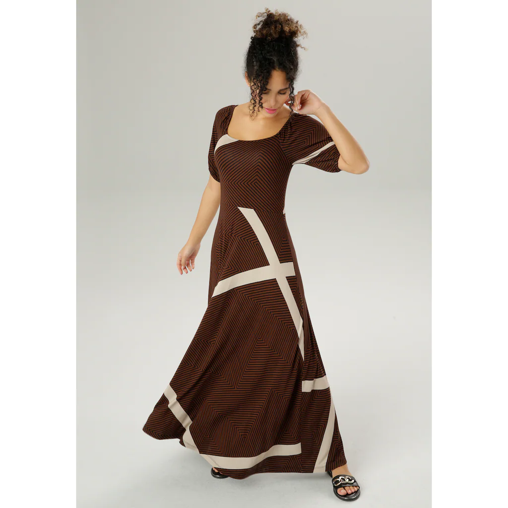 Aniston SELECTED Sommerkleid mit verlängertem Halbarm Begrenzte Freigabe