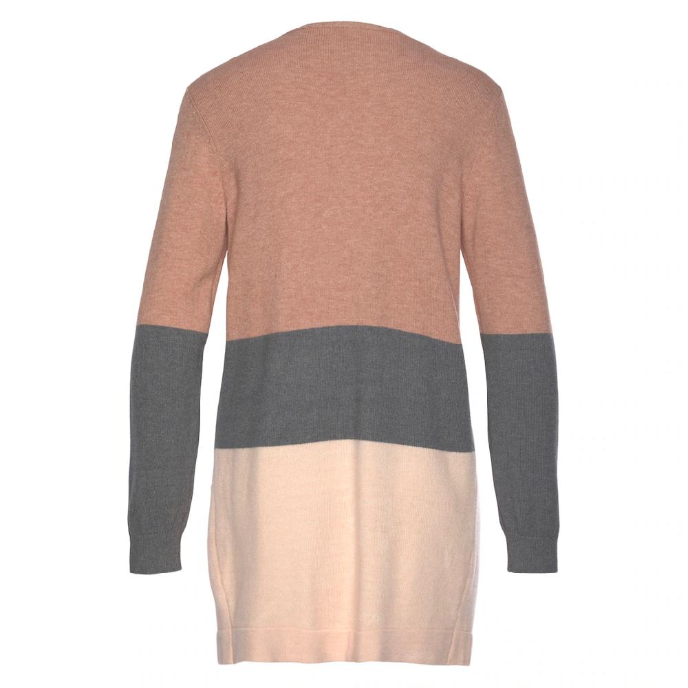 Vivance Cardigan mit Colorblock-Optik und Taschen lange Strickjacke Neueste Stile