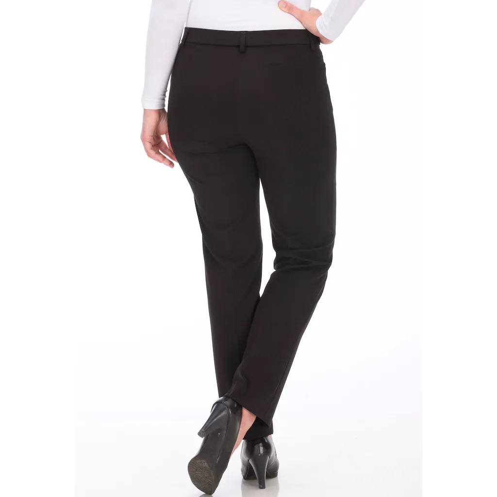KjBRAND Stoffhose »Hose Bea in Bi-Stretch Kammgarnoptik mit Bügelfalte« ideal für kräftige Oberschenkel 50% Rabatt mit kostenlosem Versand