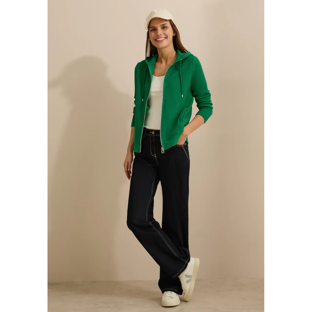 Cecil Cardigan mit Kapuze mit Tunnelzugband Kostenloser Versand international