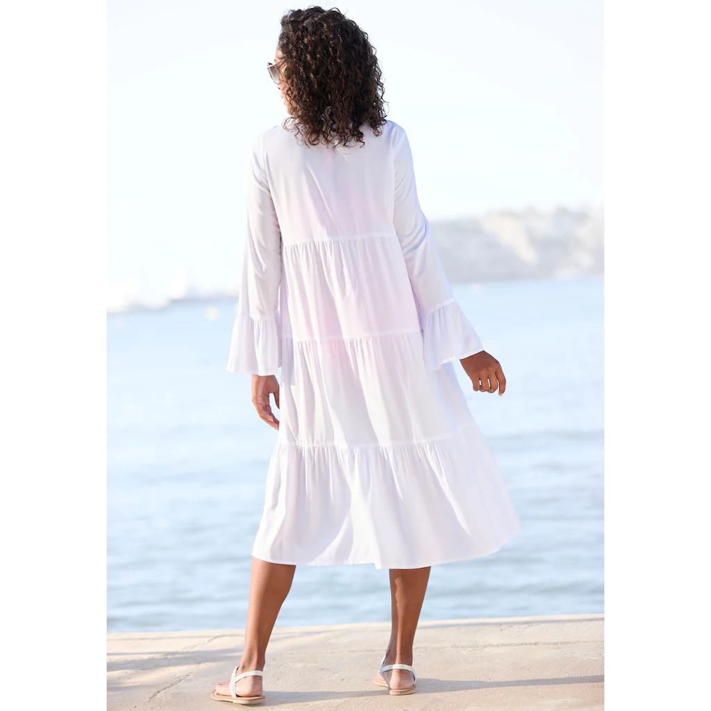 LASCANA Midikleid mit Häkeleinsätzen Outlet