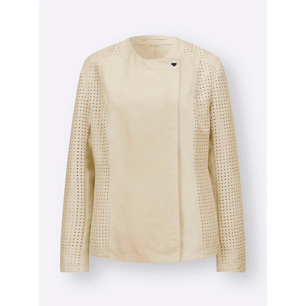 Classic Basics Lederimitatjacke ohne Kapuze im Angebot