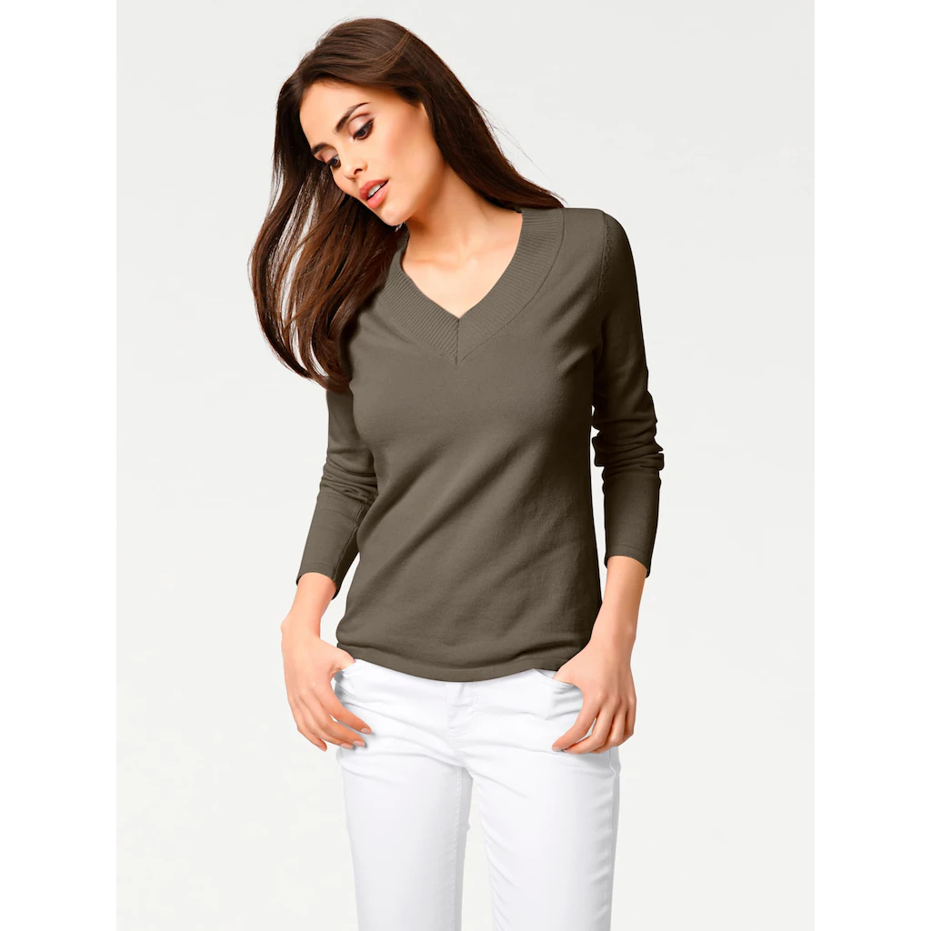heine Strickpullover »V-Pullover« Rabatt